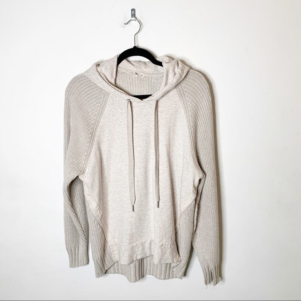Splendid Cream Pullover Sweater Hoodie XS